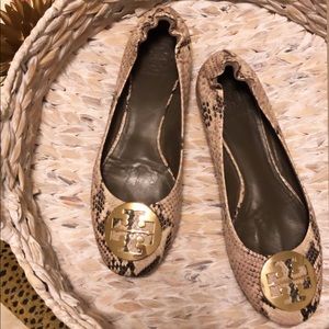Tory Burch Python Reva Flats